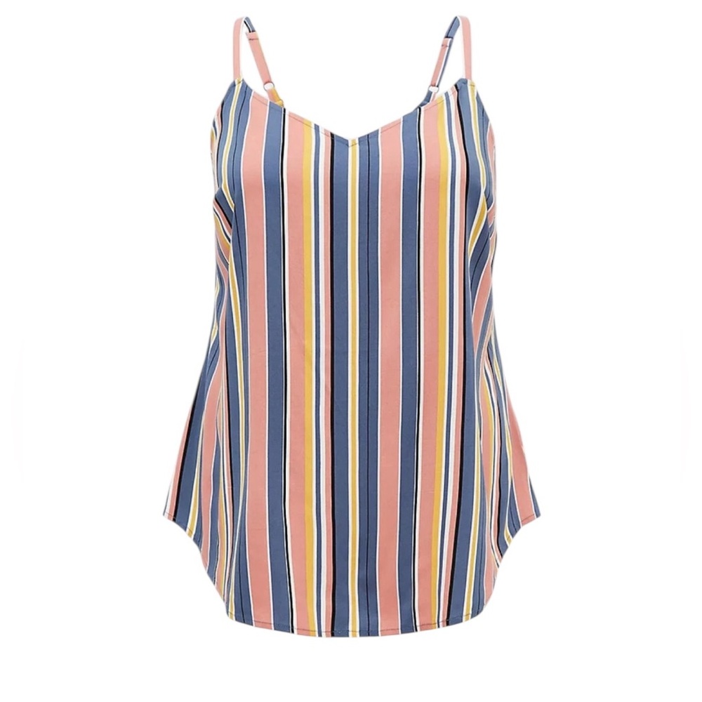 Torrid Essential Vintage Stripe Cami Sz 3 (22-24) NWT
